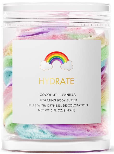 rainbow butterfree|rainbow hydrate whipped body butter.